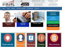 Tablet Screenshot of grupovisual.com.br